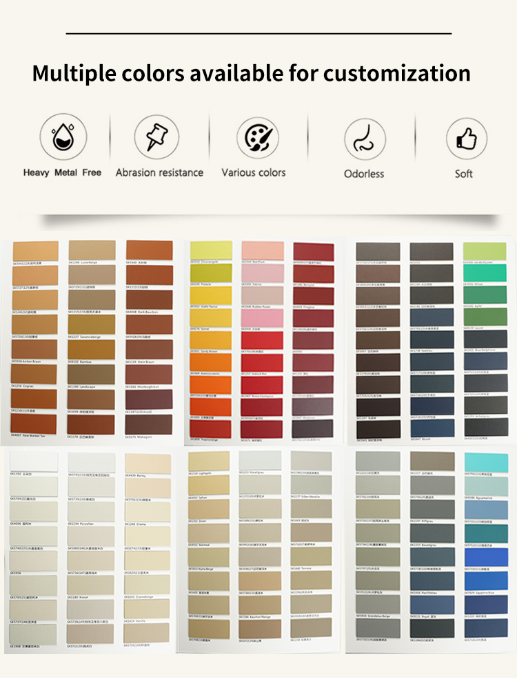 Nappa Faux Leather Auto Upholstery Fabric