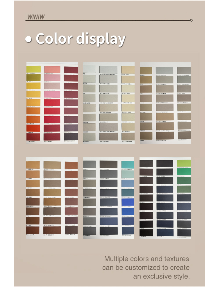 Various colors can be customized