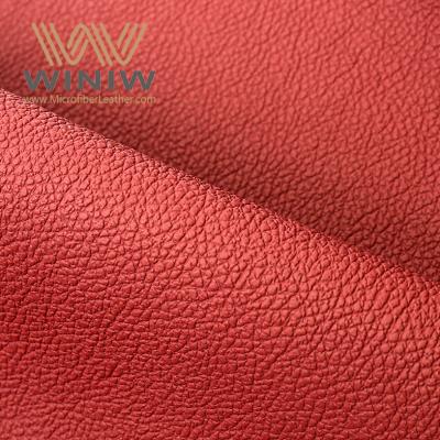 A China Como Líder Red Lychee Skin Leather Nappa Upholstery Fabric Fornecedor