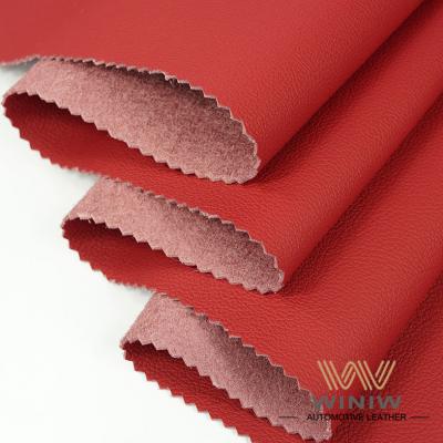 A China Como Líder Red Vegan Alternative to Leather Interior Fabrics Fornecedor