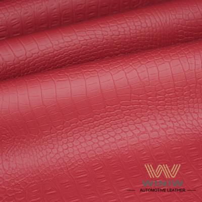 A China Como Líder Clear-Texture Polyurethane Leather Fabric for Auto Interior Fornecedor