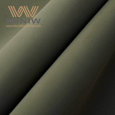 Camurça Artificial Nubuck Verde Abacate para Material de Calçado