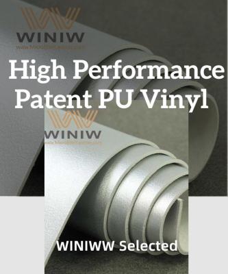 A China Como Líder High Performance Patent PU Vinyl for Shoe Upper Fornecedor