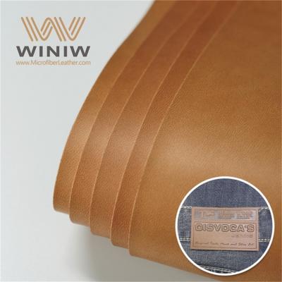 Imitation Fabric PVC Vegan Leather For Jeans Labels