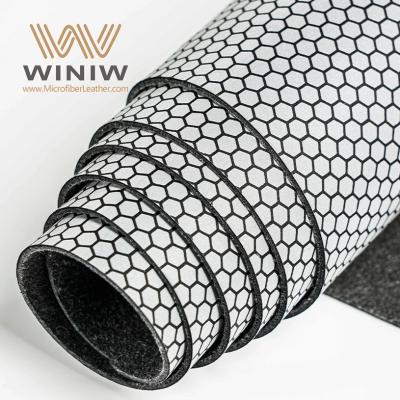 Material luxuoso da roupa do vegan do couro artificial da micro fibra
        