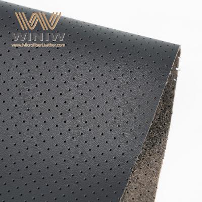 A China Como Líder 1.6mm Perforated Microfiber Leather Synthetic Car Fabric Fornecedor