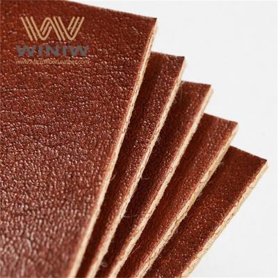 Aparência brilhante Couro vegano para jeans Couro PU Etiquetas Material