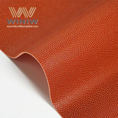 Microfibra elástica para material de couro PU para basquete.