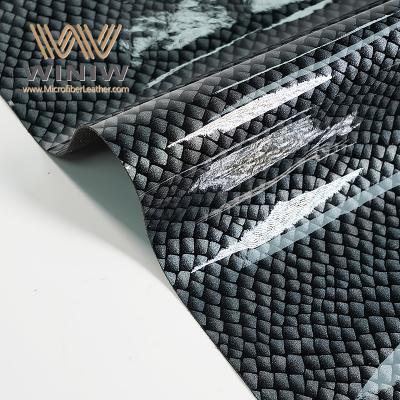 Tecido de couro resistente a rasgos para calçados de couro vegano