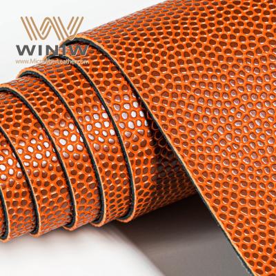 Couro vegano elástico para basquete de couro PU