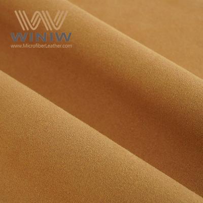 Couro sintético aveludado com toque macio para calçados de segurança