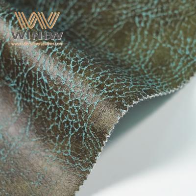 Couro sintético resistente a manchas para estofamento de sofás de sala de estar