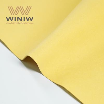 Couro sintético de camurça resistente ao desgaste para forro de botas de trabalho.