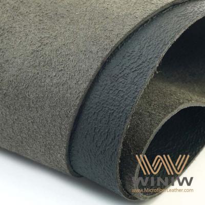 Couro de microfibra de 1,2 mm resistente ao fogo, com certificação ECE R118, para estofamento funcional de interiores de veículos.